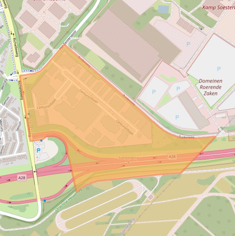 Kaart van postcodegebied 3769AV.