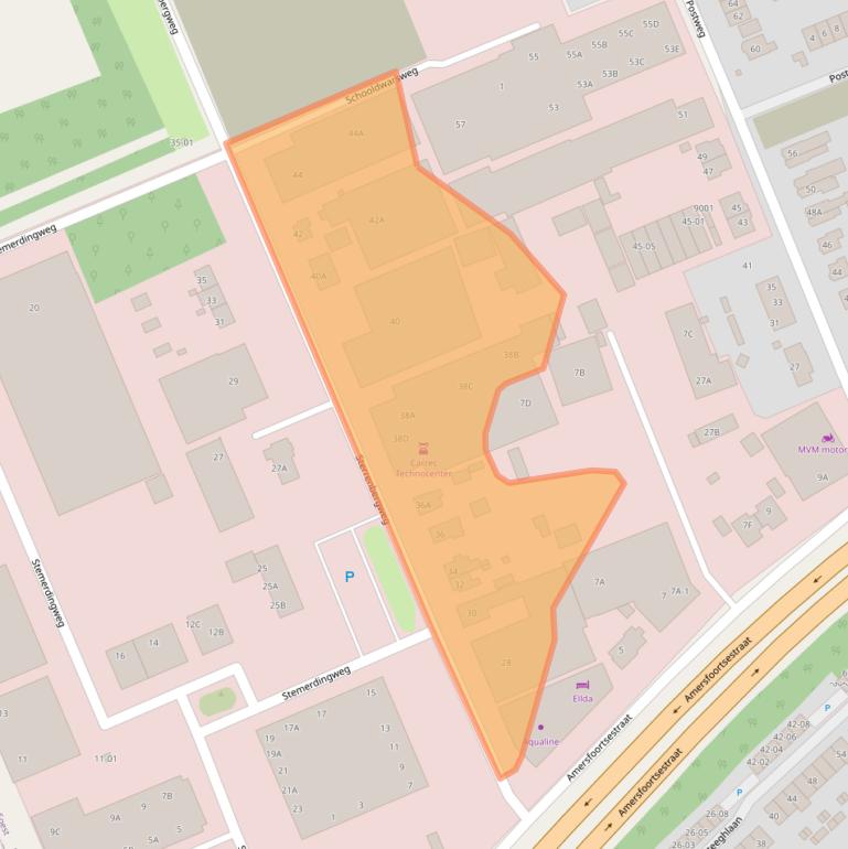 Kaart van postcodegebied 3769BT.