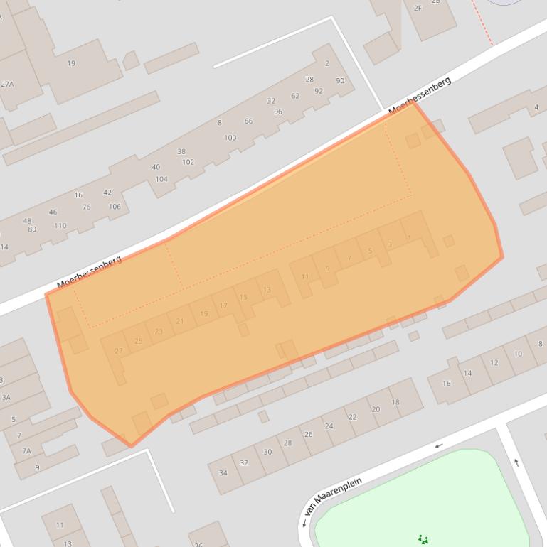 Kaart van postcodegebied 3769DB.