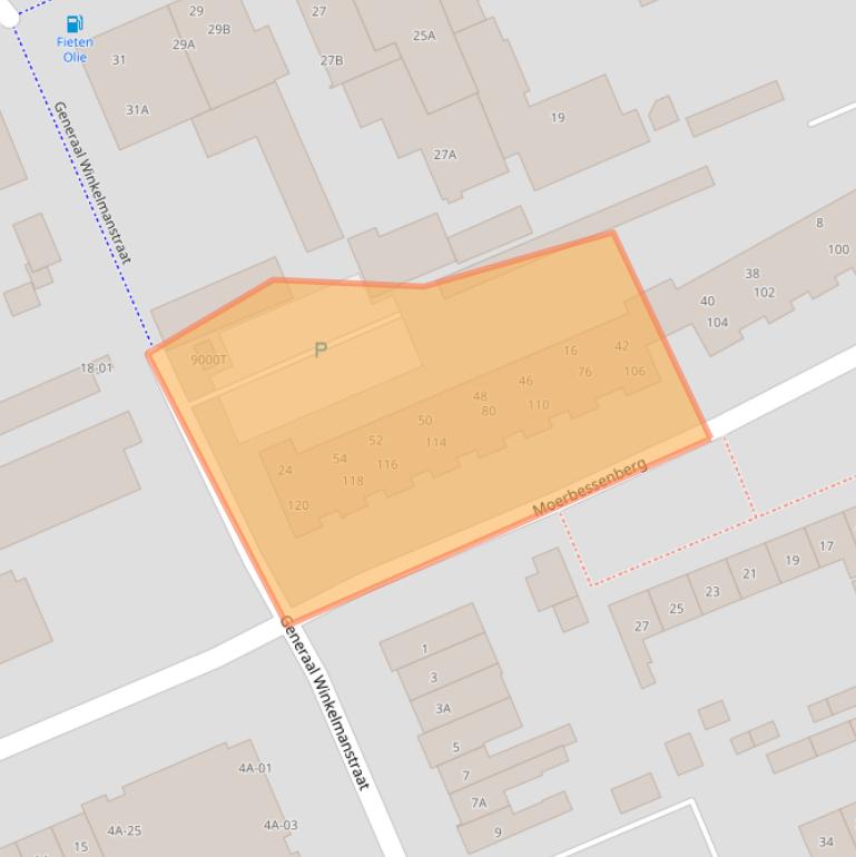 Kaart van postcodegebied 3769DD.