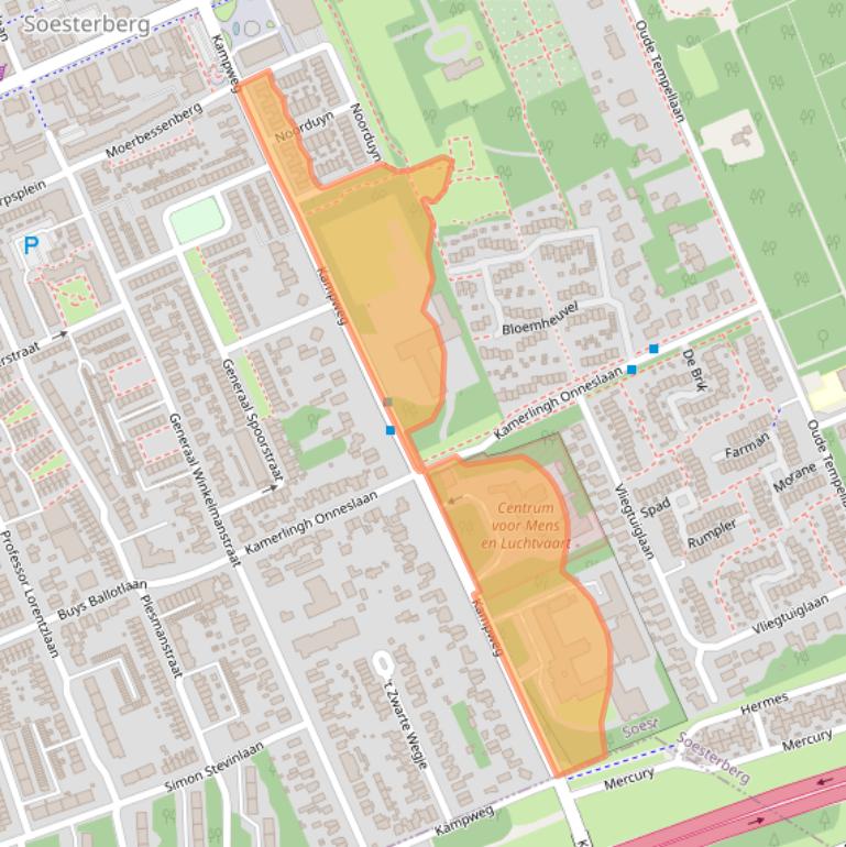 Kaart van postcodegebied 3769DE.
