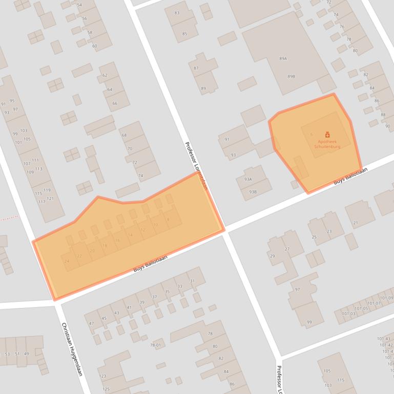 Kaart van postcodegebied 3769GM.