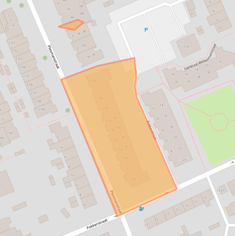 Kaart van postcodegebied 3769HA.