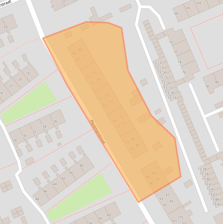 Kaart van postcodegebied 3769HB.