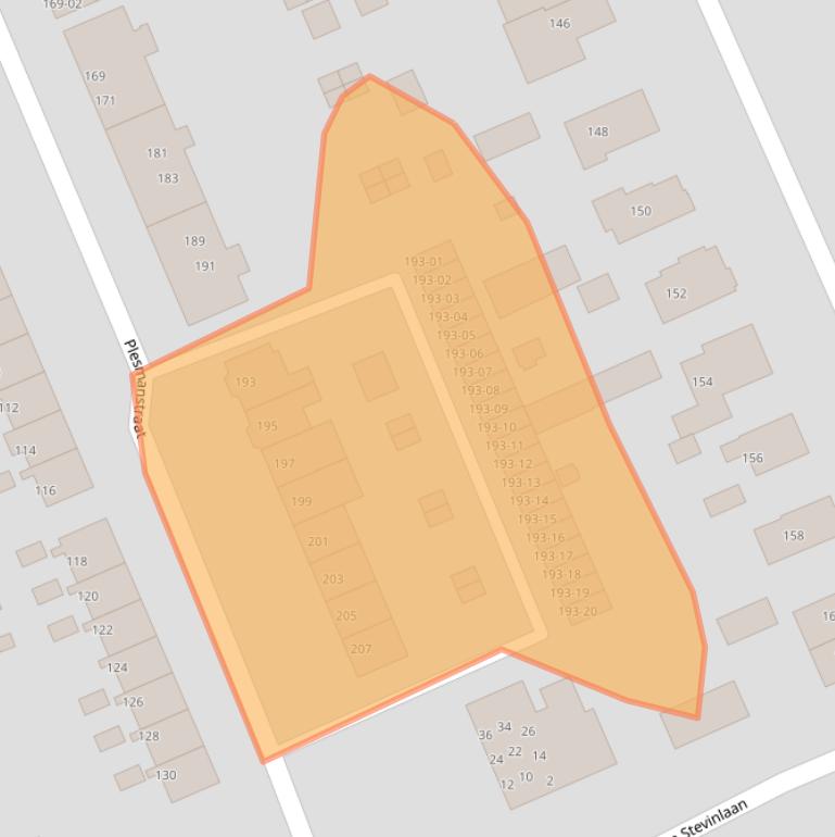 Kaart van postcodegebied 3769HE.