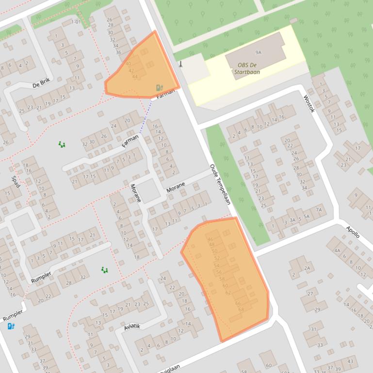 Kaart van postcodegebied 3769JC.