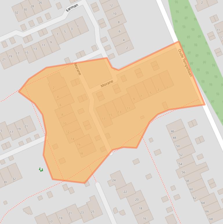 Kaart van postcodegebied 3769JG.