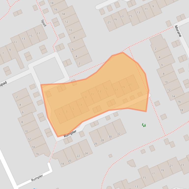 Kaart van postcodegebied 3769JH.