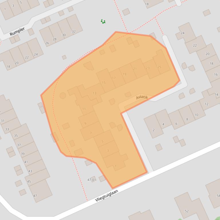 Kaart van postcodegebied 3769JK.