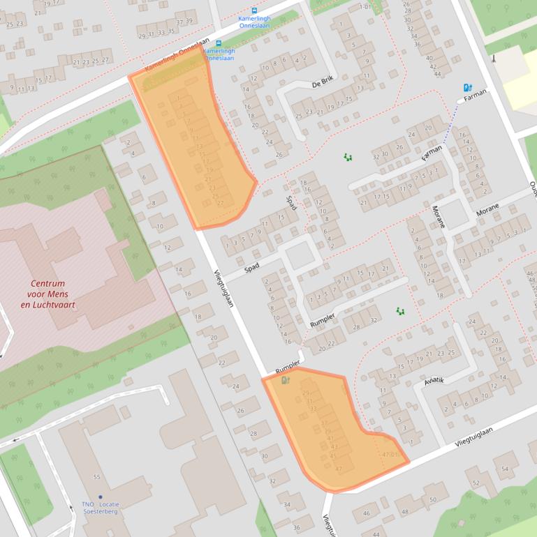 Kaart van postcodegebied 3769JM.