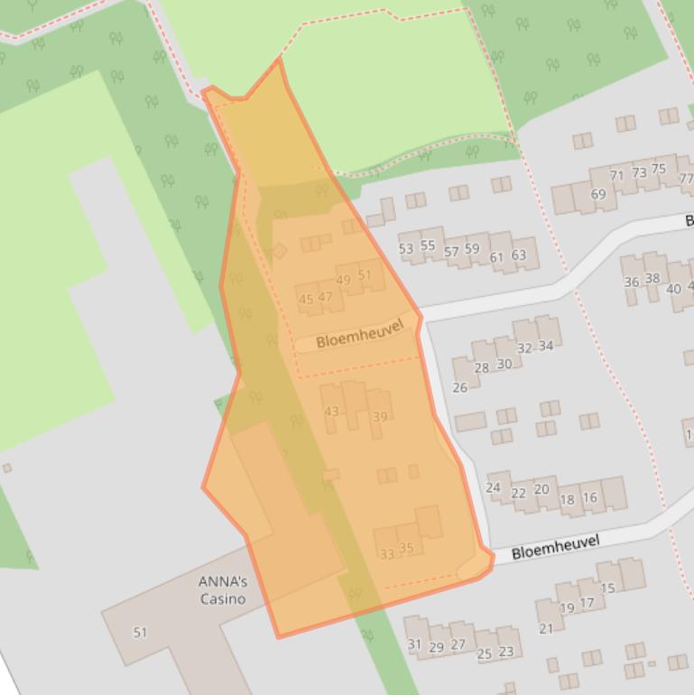 Kaart van postcodegebied 3769JV.