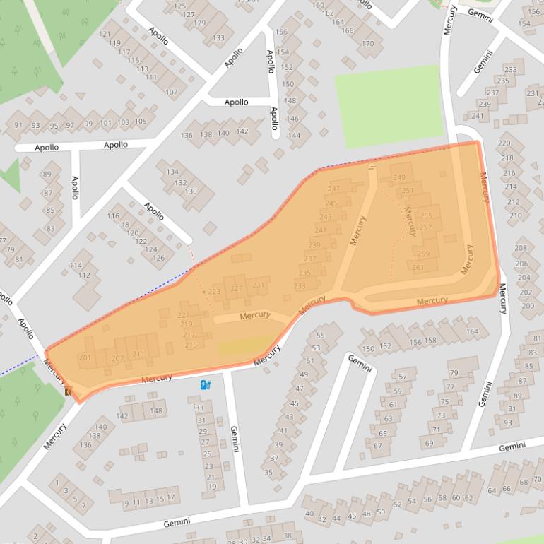 Kaart van postcodegebied 3769KD.