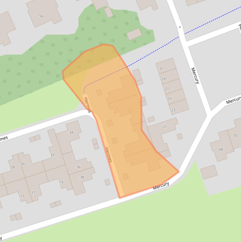 Kaart van postcodegebied 3769KE.