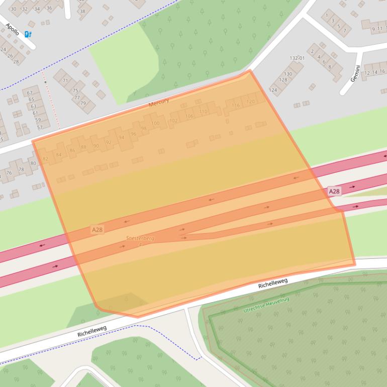 Kaart van postcodegebied 3769KH.