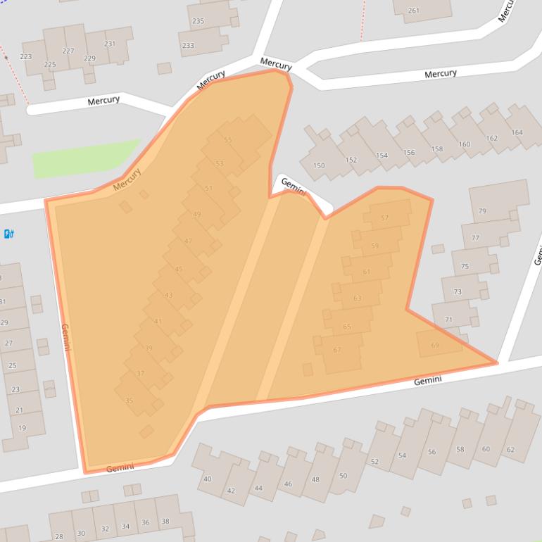 Kaart van postcodegebied 3769KN.
