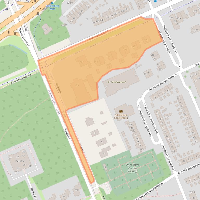 Kaart van postcodegebied 3769LB.