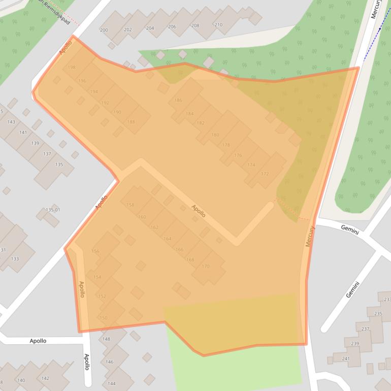 Kaart van postcodegebied 3769TH.