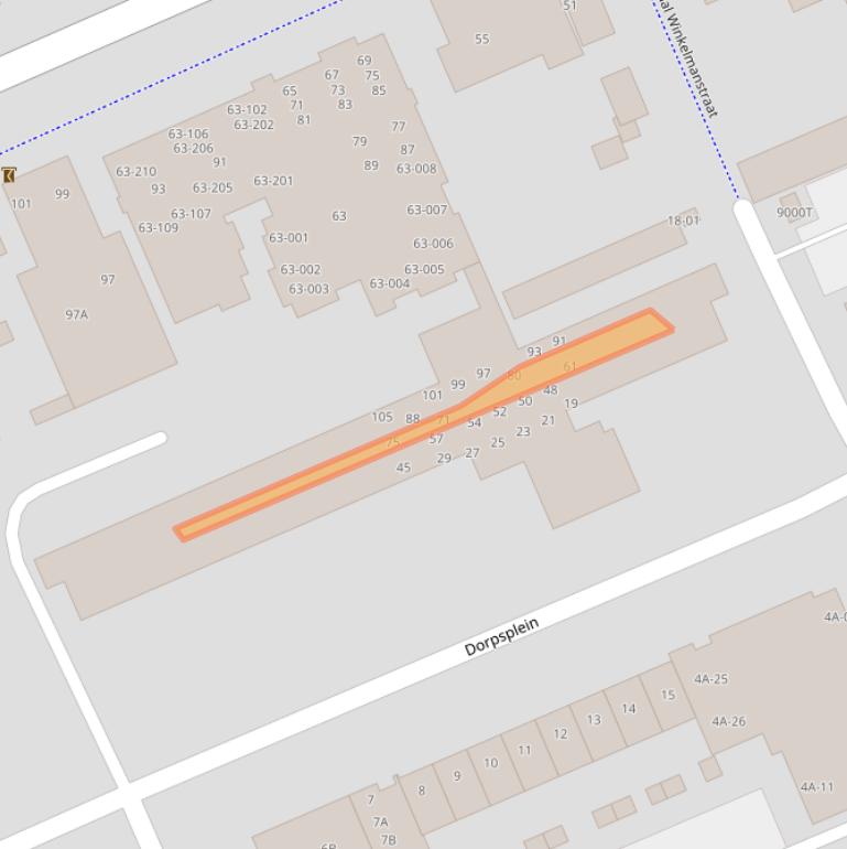 Kaart van postcodegebied 3769VC.