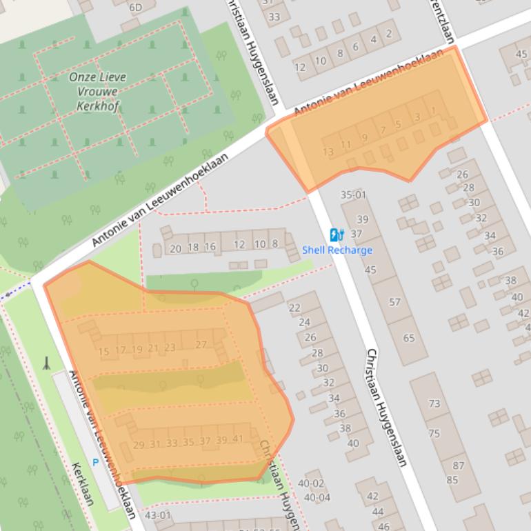 Kaart van postcodegebied 3769XA.