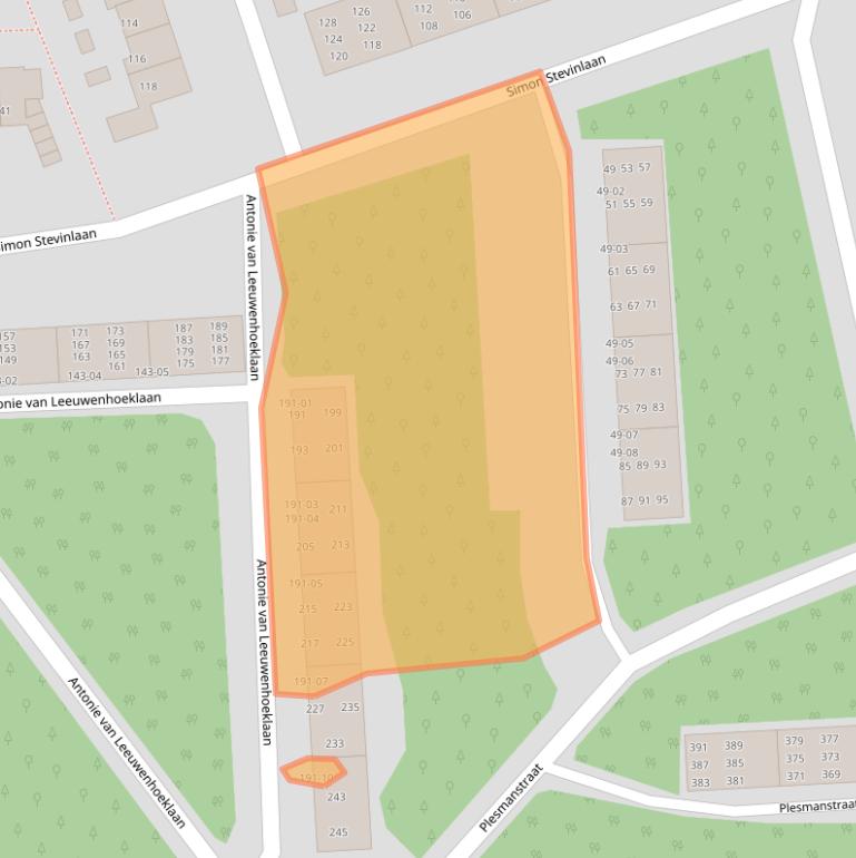 Kaart van postcodegebied 3769XG.