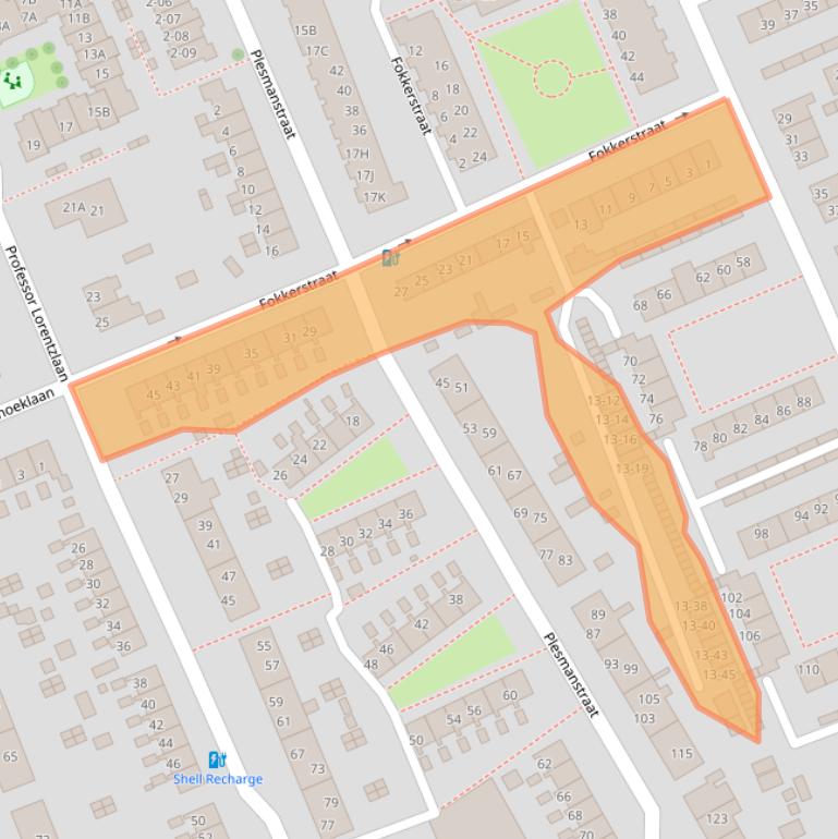 Kaart van postcodegebied 3769XN.
