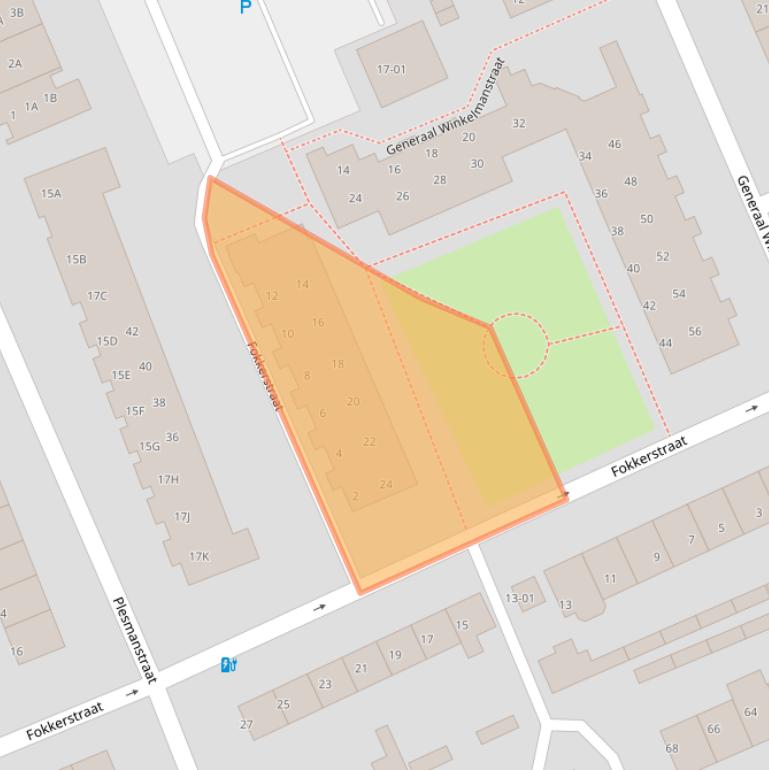 Kaart van postcodegebied 3769XP.