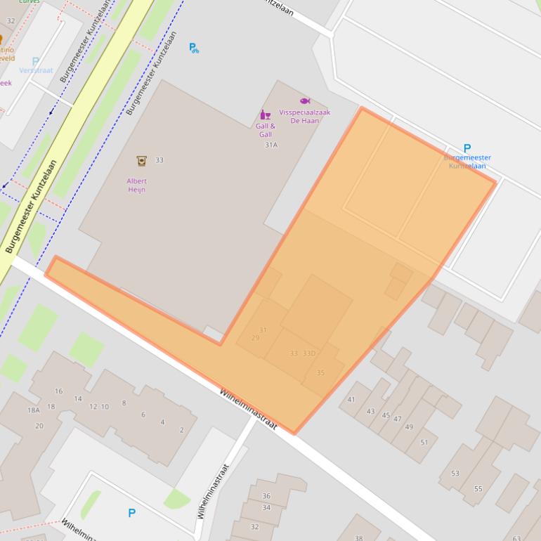 Kaart van postcodegebied 3771AN.