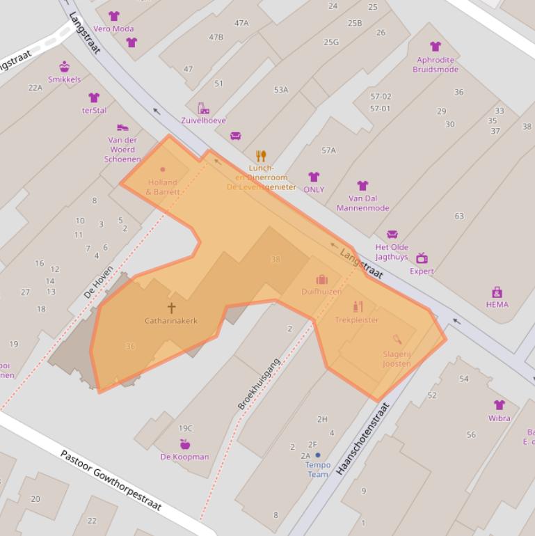 Kaart van postcodegebied 3771BG.