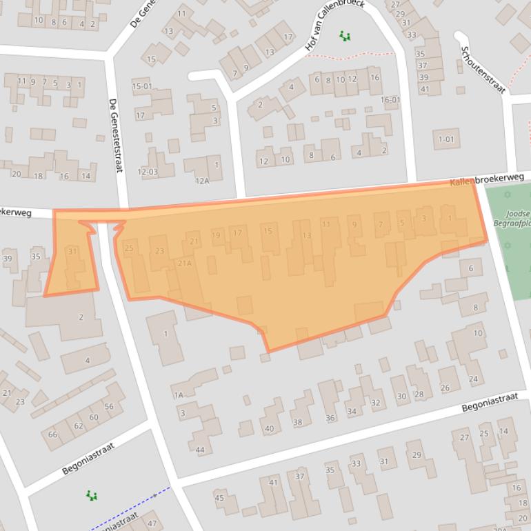 Kaart van postcodegebied 3771DA.