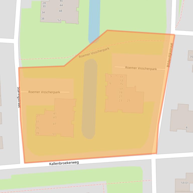 Kaart van postcodegebied 3771DH.