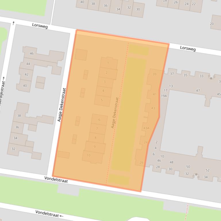 Kaart van postcodegebied 3771DX.