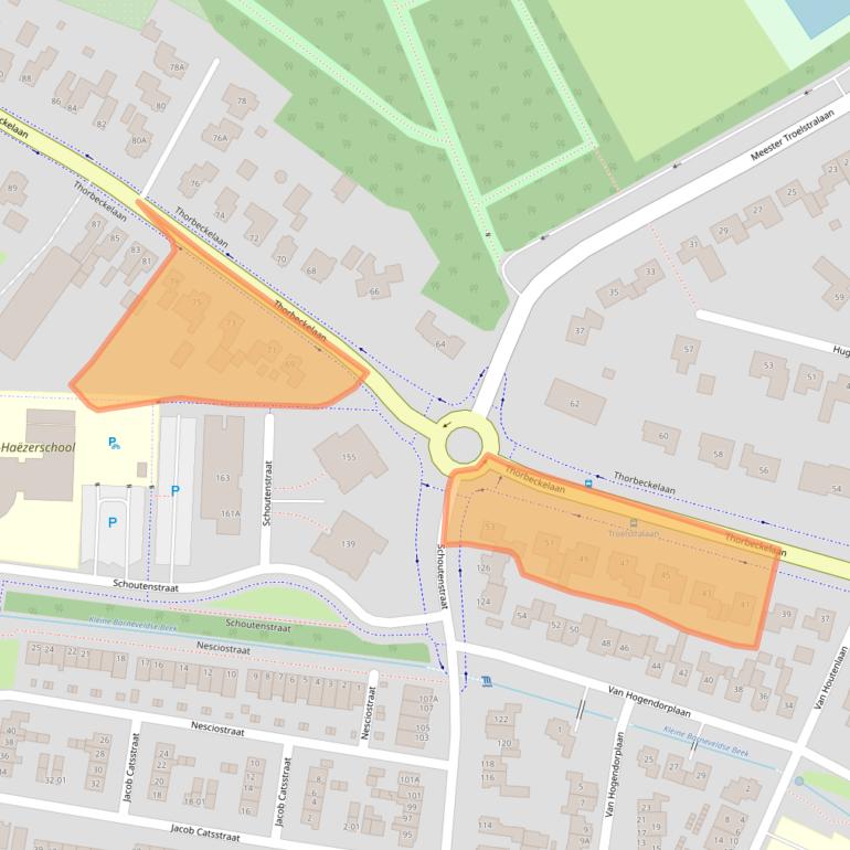 Kaart van postcodegebied 3771EC.