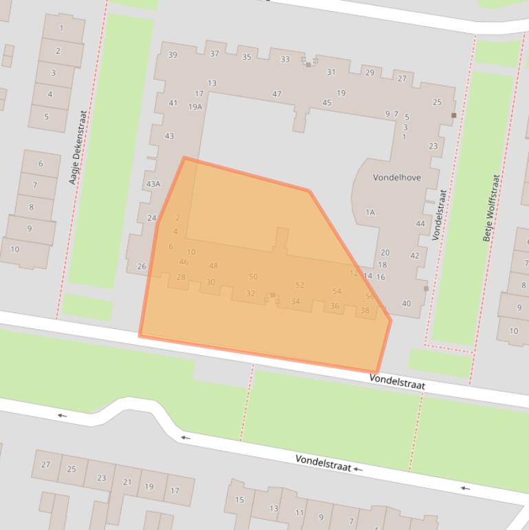 Kaart van postcodegebied 3771GE.