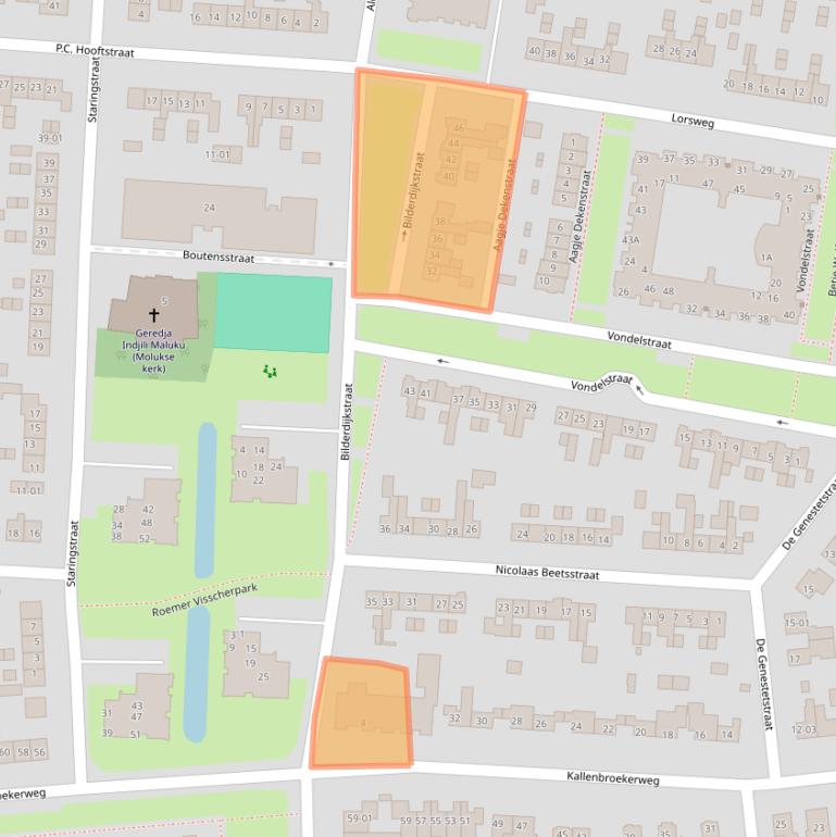 Kaart van postcodegebied 3771GN.