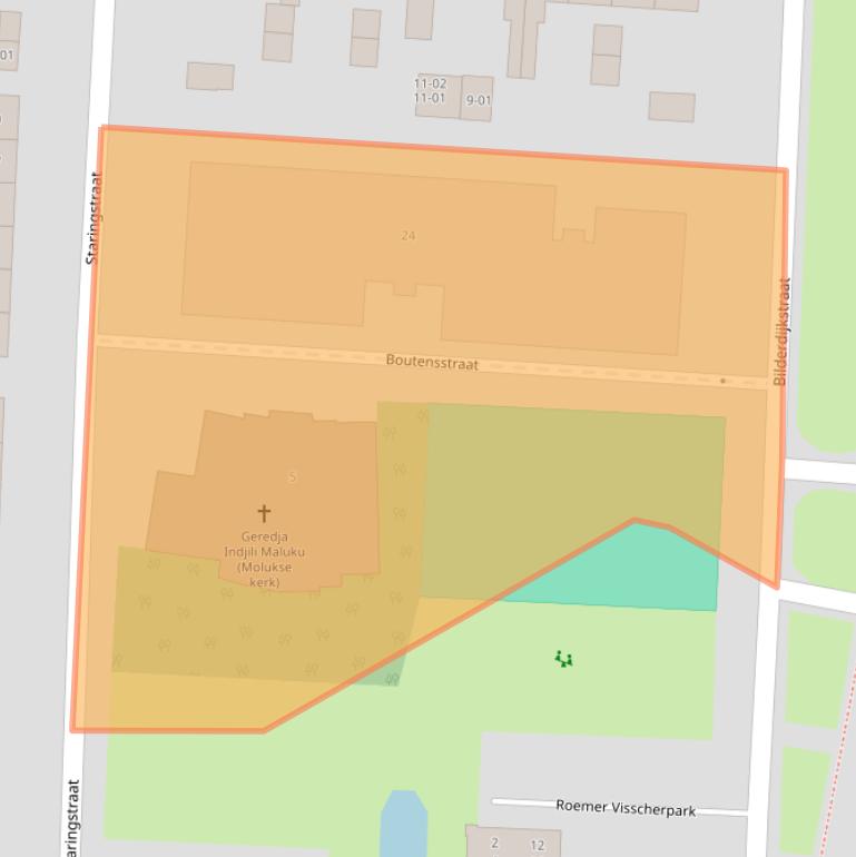 Kaart van postcodegebied 3771GR.