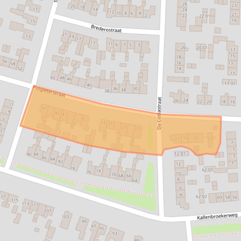 Kaart van postcodegebied 3771GV.