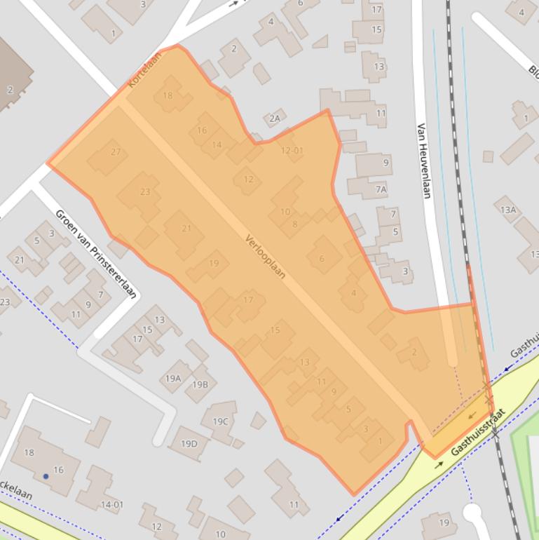 Kaart van postcodegebied 3771HG.