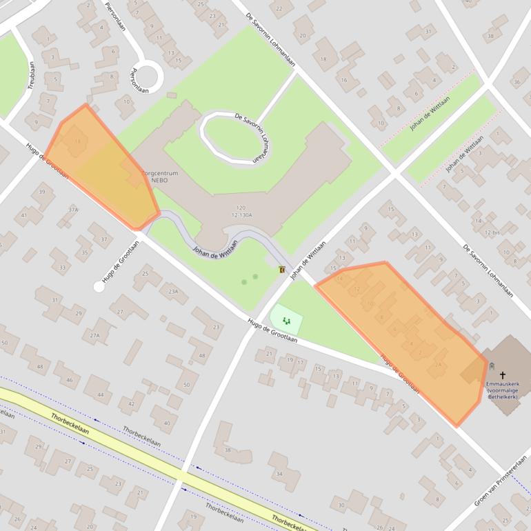 Kaart van postcodegebied 3771HL.