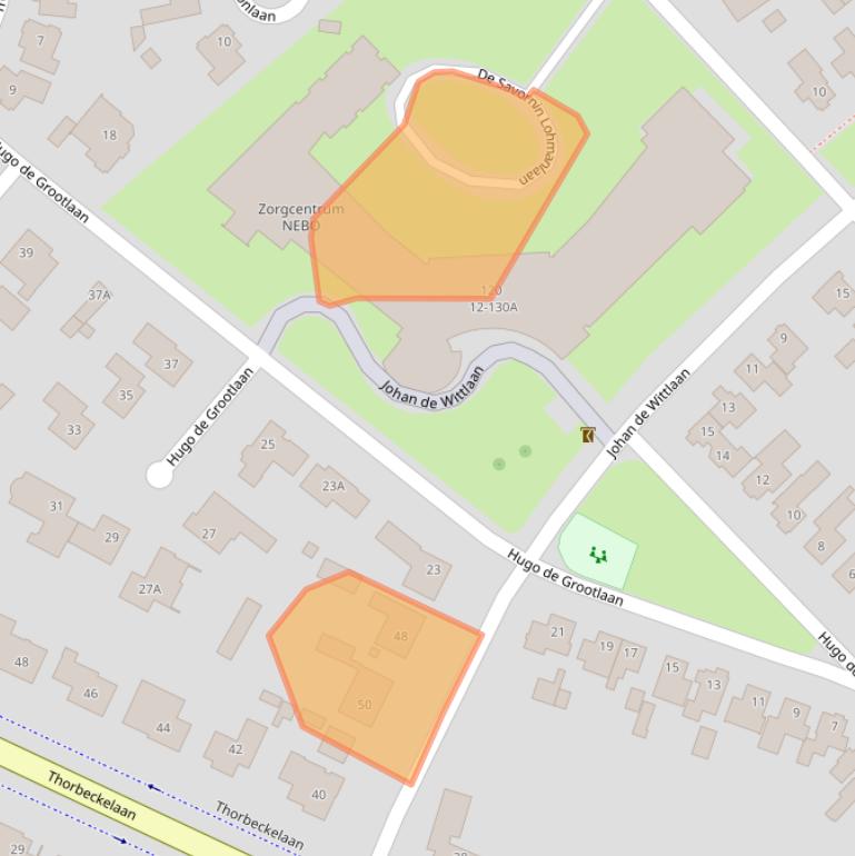 Kaart van postcodegebied 3771HR.