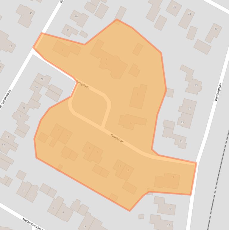 Kaart van postcodegebied 3771HZ.