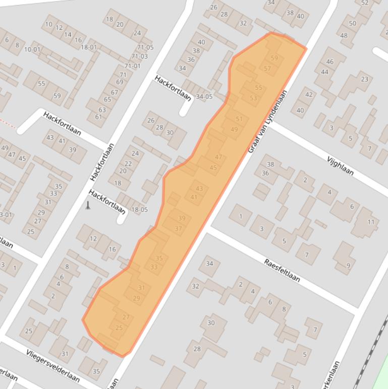 Kaart van postcodegebied 3771JB.