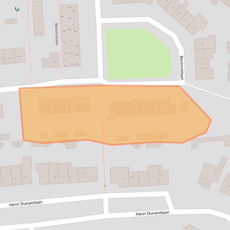 Kaart van postcodegebied 3771JL.