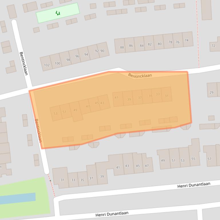 Kaart van postcodegebied 3771JM.