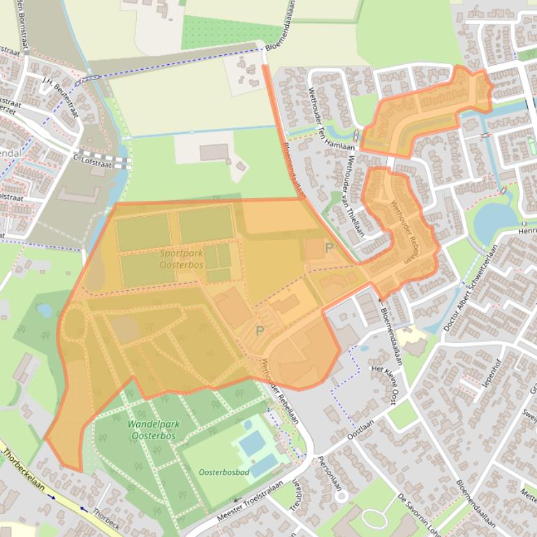 Kaart van postcodegebied 3771KA.