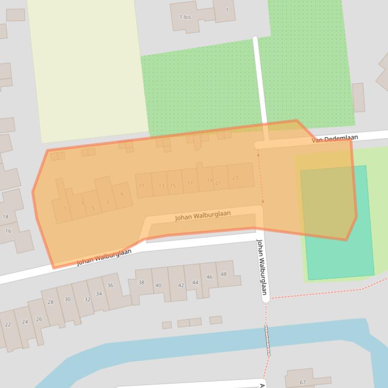 Kaart van postcodegebied 3771KH.