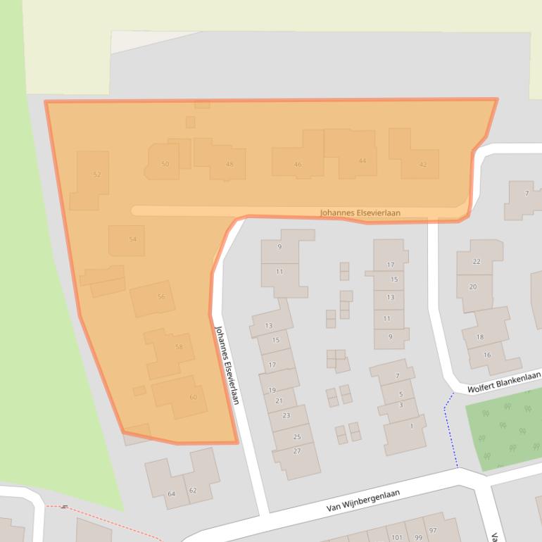 Kaart van postcodegebied 3771KN.