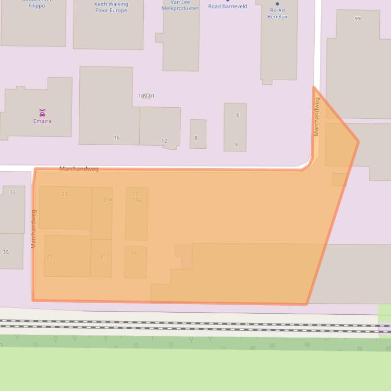 Kaart van postcodegebied 3771ML.