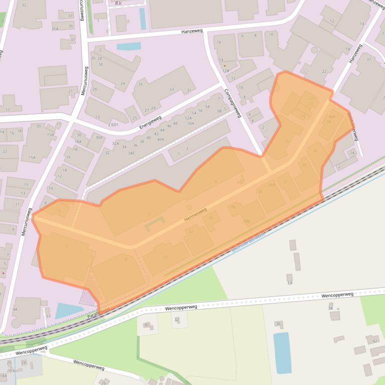 Kaart van postcodegebied 3771ND.