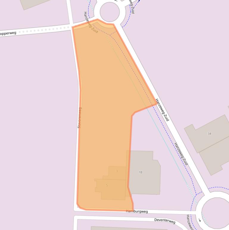 Kaart van postcodegebied 3771NK.