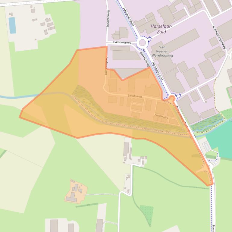 Kaart van postcodegebied 3771NR.